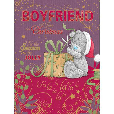 Boyfriend Me to You Bear Large Christmas Card £3.59